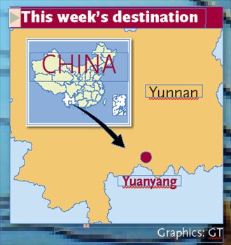 This week's destination 
