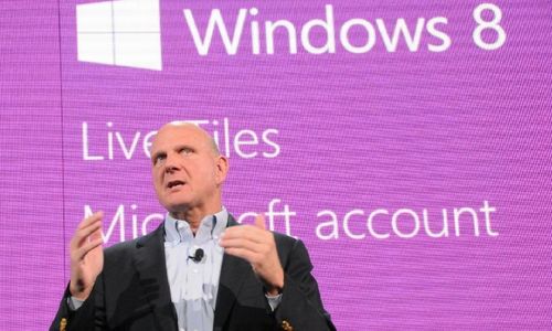Microsoft CEO Steve Ballmer speaks at a special media event to announce the next generation Windows Phone, Windows Phone 8, at the Bill Graham Auditorium in San Francisco, the United States, on October 29, 2012. Photo: Xinhua
