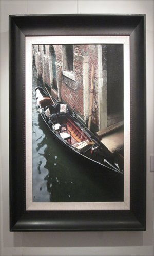 An oil painting on display
Photo: Sun Shuangjie/GT