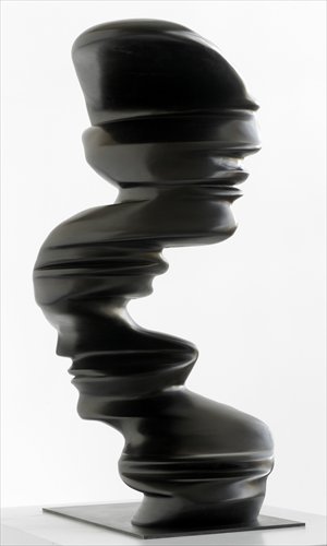 Tony Cragg's work on show at the exhibition, Bent of Mind