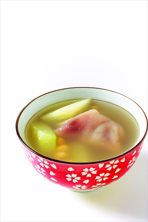 Soy and pigs feet can boost breast growth.