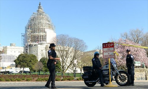 US Capitol locked down after shots fired, police say - Global Times