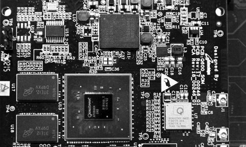 A Qualcomm Snapdragon 600 processor File photo: CFP