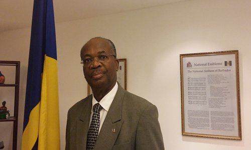 The Barbadian Ambassador to China Chelston Brathwaite Photo: Courtesy of Chelston Brathwaite