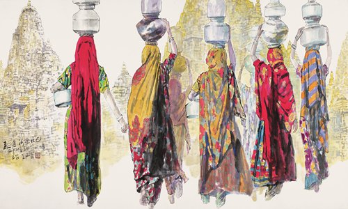 Zou Jin Hai De La Ba, 243 cm x 121 cm 2016