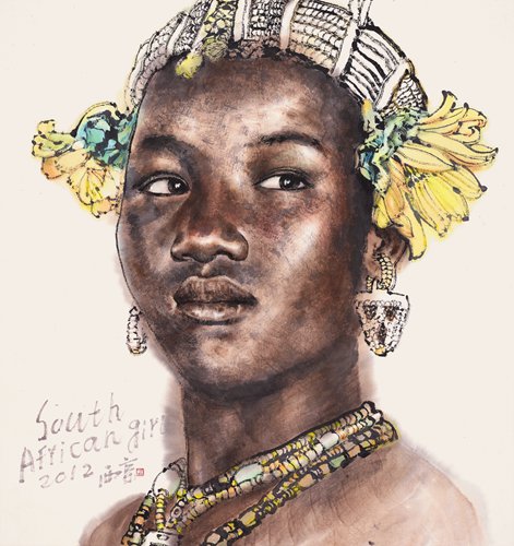 Nan Fei Shao Nü, 89 cm x 84 cm 2016