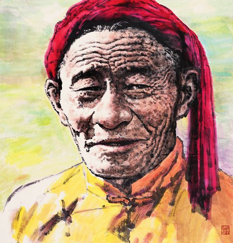 Wu Ming, 92 cm x 89 cm 2016
