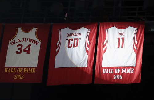 Yao Ming's jersey retires, but his 