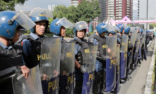 Security Beefed Up For 31st Asean Summit In Manila Philippines Global Times 