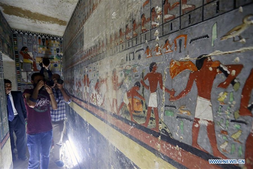 Egypt opens newly discovered Pharaonic tomb near Giza pyramids - Global ...