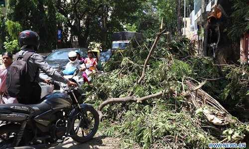 Aftermath Of Heavy Rainfall And Thunderstorms In Bangalore India Global Times