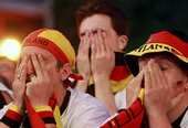 Sad tears for Germany's setback in World Cup semi-final