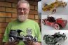 Man builds detailed model cars from discarded aluminum cans
