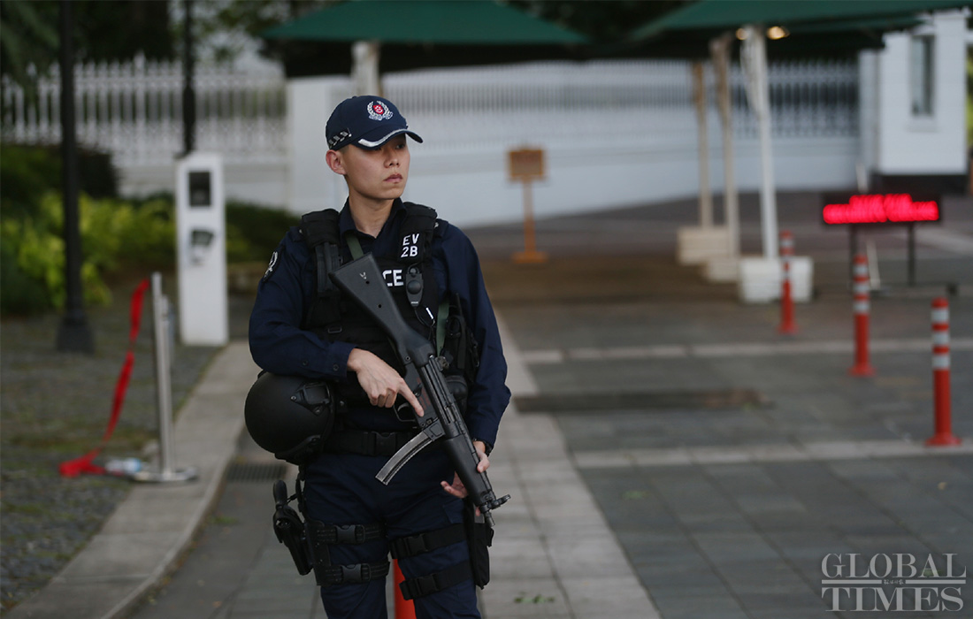 singaporepolicepreparefortrumpkimsummit