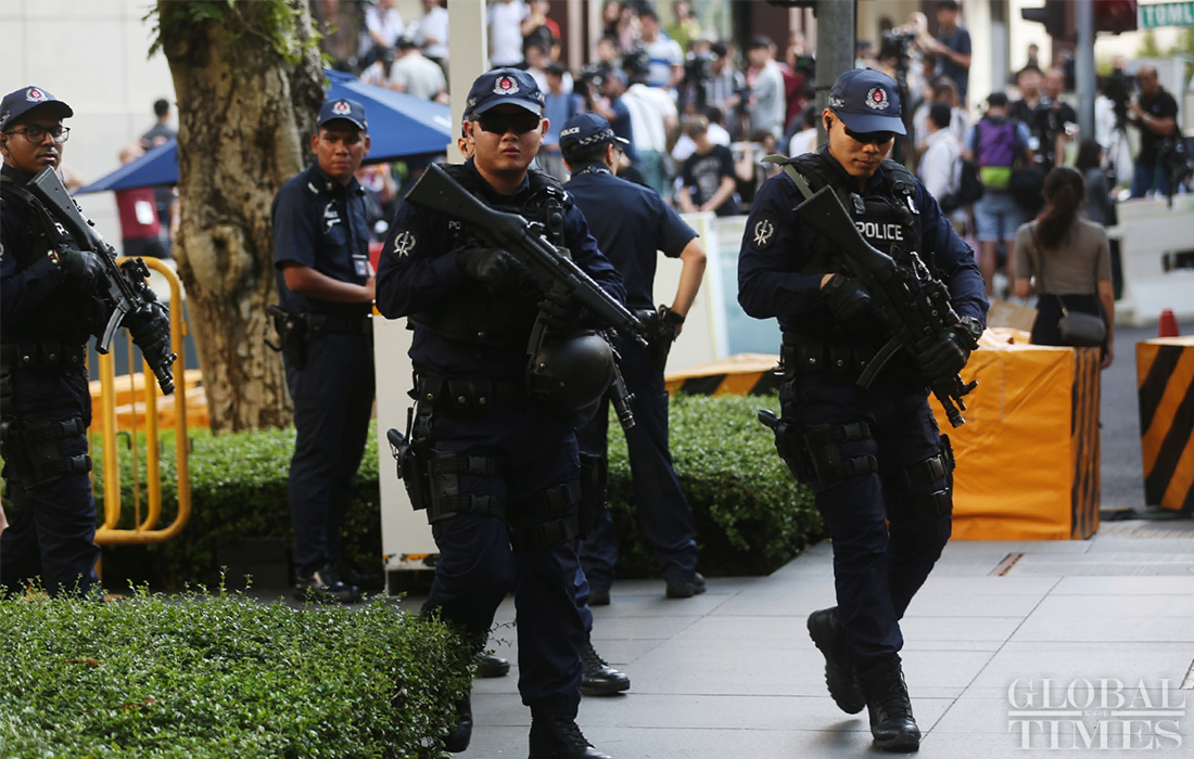 singaporepolicepreparefortrumpkimsummit