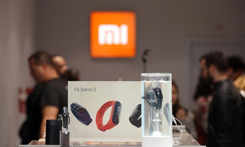 Xiaomi products are seen at a newly-opened Mi store in Porto, Portugal, on June 15, 2019. Chinese technology company Xiaomi opened its first official Mi store in Porto on June 1. (Photo: Xinhua)