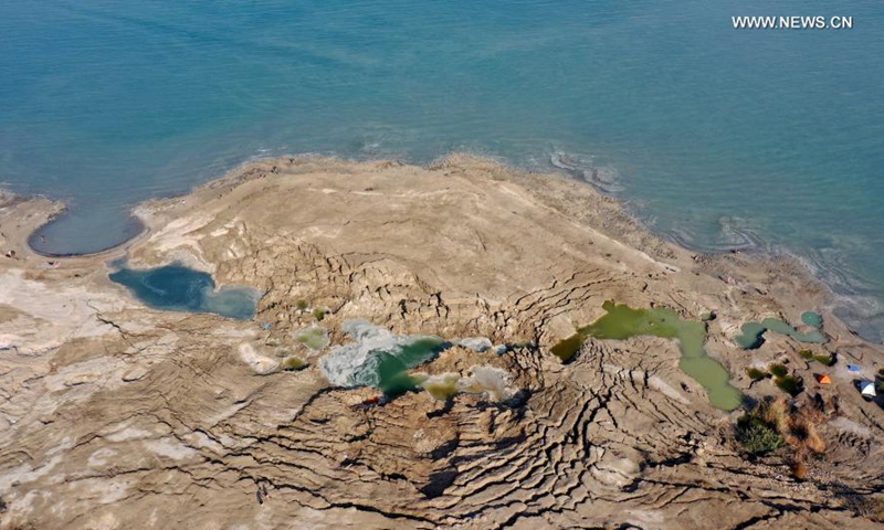 Sinkholes Seen On Shore Of Dead Sea As Water Level Decreases Global Times