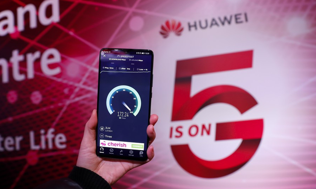 Huawei 5G File photo: Xinhua