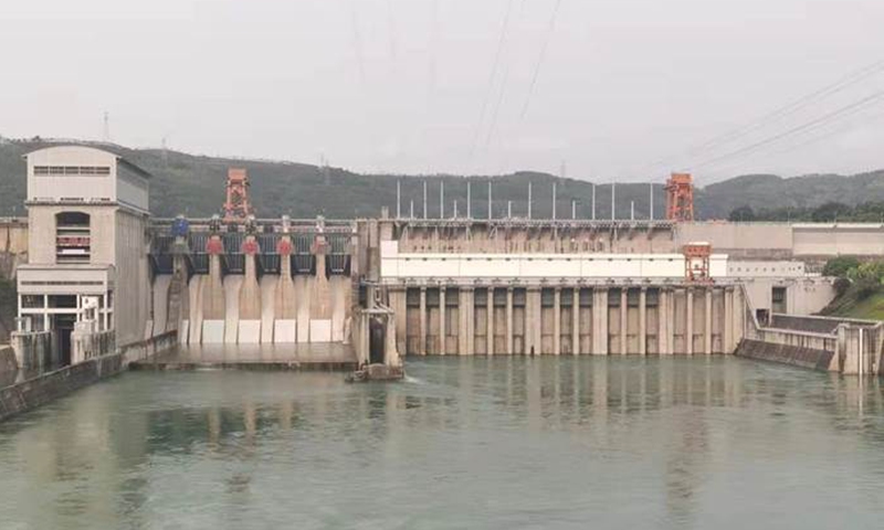 Jinghong hydropower station located in Southwest China's Yunnan Province on Lancang River Photo: Hu Yuwei/GT