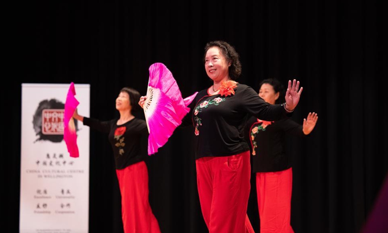 Performers dance during the Race Relations Day Multicultural Festival in Wellington, New Zealand, May 1, 2021. Photo: Xinhua