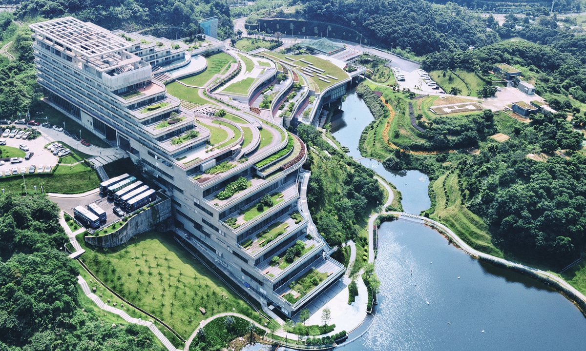 Main: A view of China National GeneBank in Shenzhen, South China’s Guangdong Province.