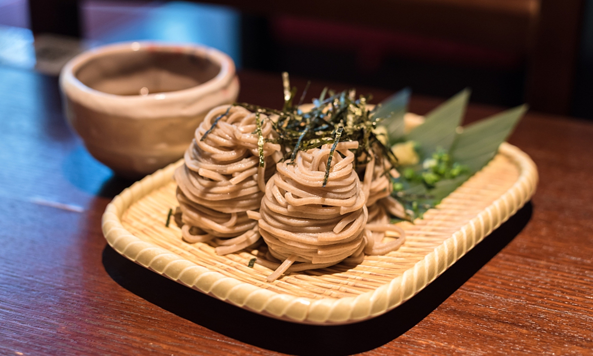 Japanese buckwheat noodle Photo: CFP