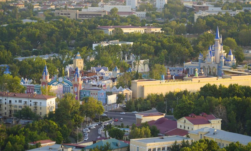 Photo taken on June 4, 2021 shows the city view of Tashkent, Uzbekistan, June 4, 2021. Photo: Xinhua
