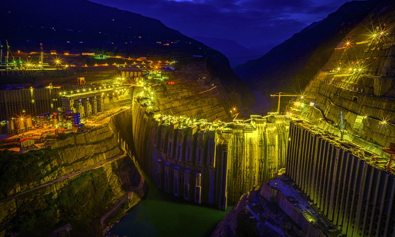Baihetan hydropower station Photo: VCG