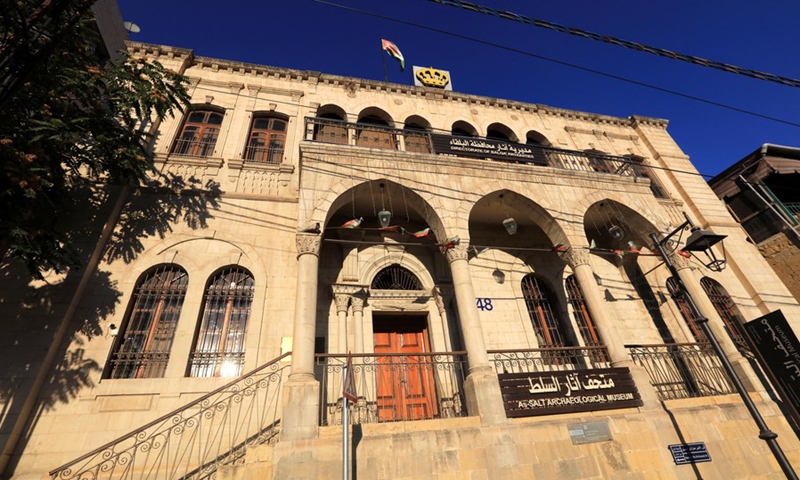 Photo taken shows the archaeological museum of As-Salt, Jordan on July 27, 2021.(Photo: Xinhua)