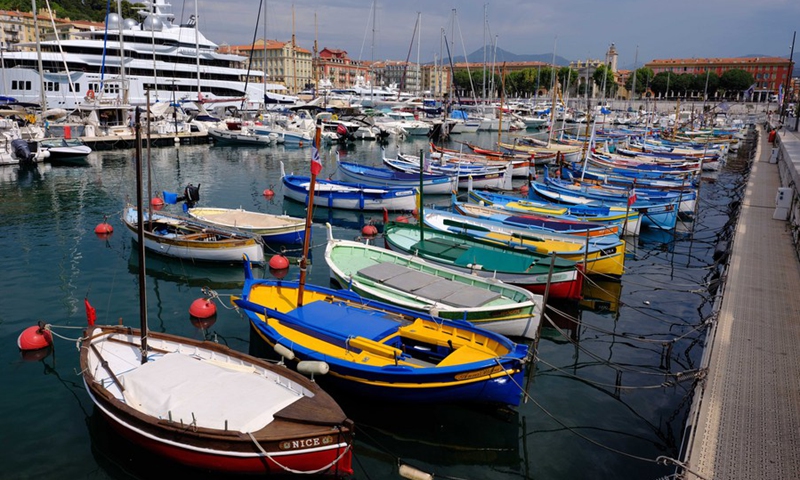 The city view is seen in Nice, France, July 28, 2021.(Photo: Xinhua)