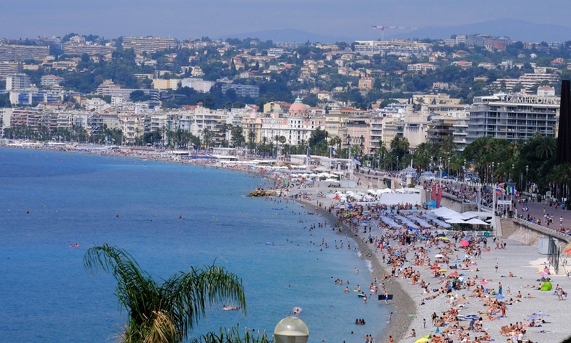The city view is seen in Nice, France, July 28, 2021.(Photo: Xinhua)