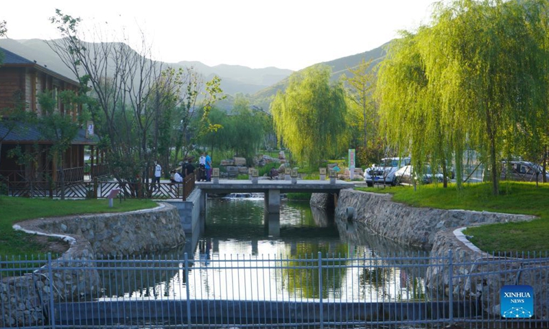 Photo taken on Aug. 24, 2021 shows a view of Daguikou Village of Chengde City, north China's Hebei Province.Photo:Xinhua