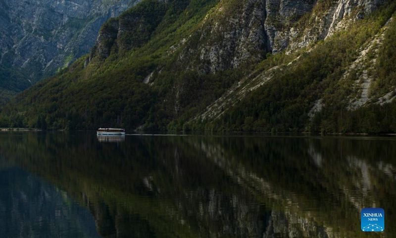 Photo taken on Sept. 28, 2021 shows a view of the Lake Bohinj in Triglav National Park, Slovenia.Photo:Xinhua