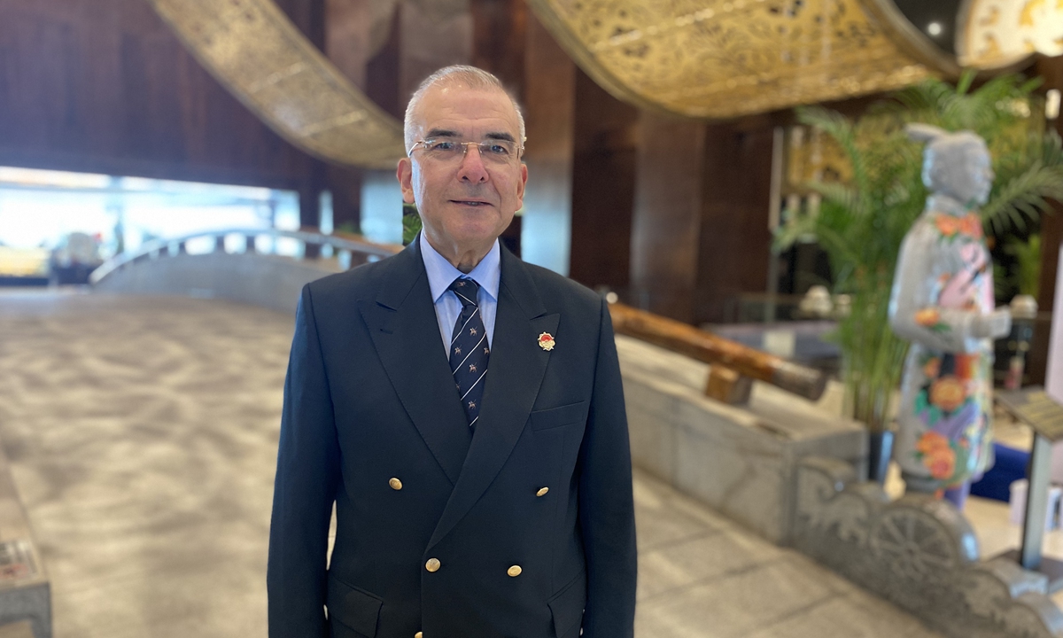 Ömer Sahin Ganiyusufoglu, an academician of the German National Academy of Engineering who has stayed in China for 16 years and won the Friendship Award of the Chinese Government in 2018. Photo: Fan Anqi/ GT