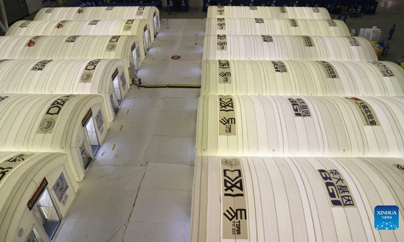 Air Inflated Covid 19 Testing Lab In Operation In Ne China S Harbin Global Times