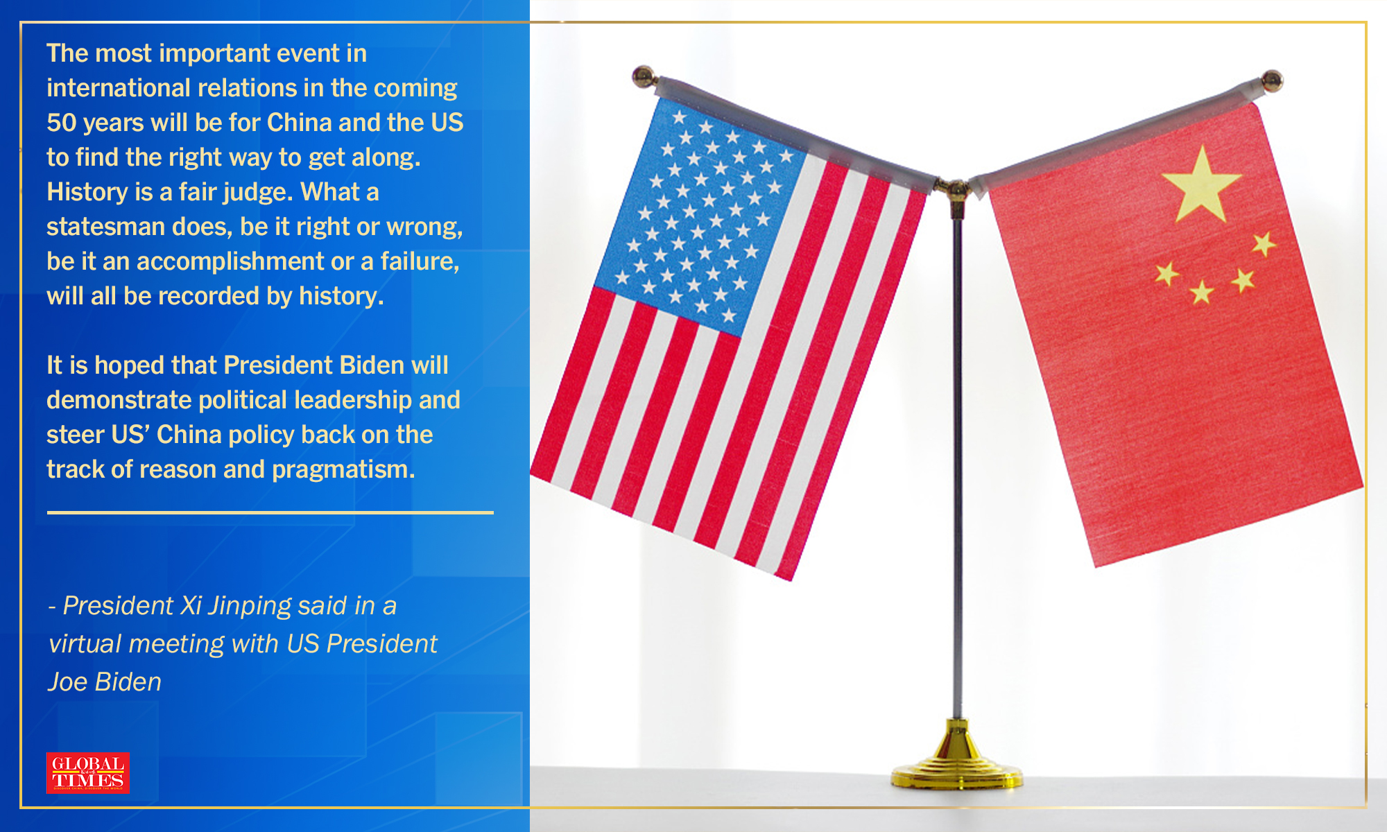 Highlights of Xi-Biden Virtual Meeting Graphic: Feng Qingyin/GT
