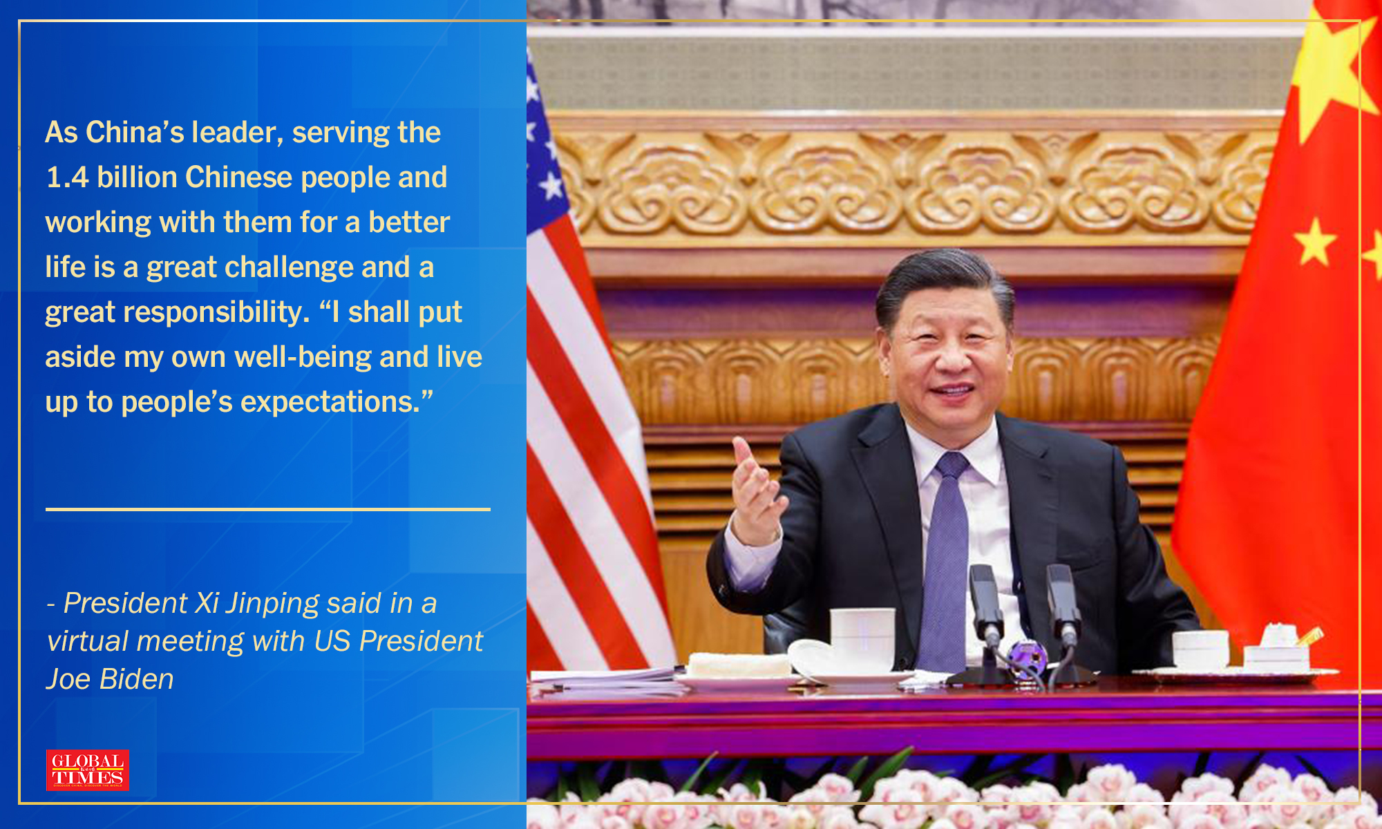Highlights of Xi-Biden Virtual Meeting Graphic: Feng Qingyin/GT