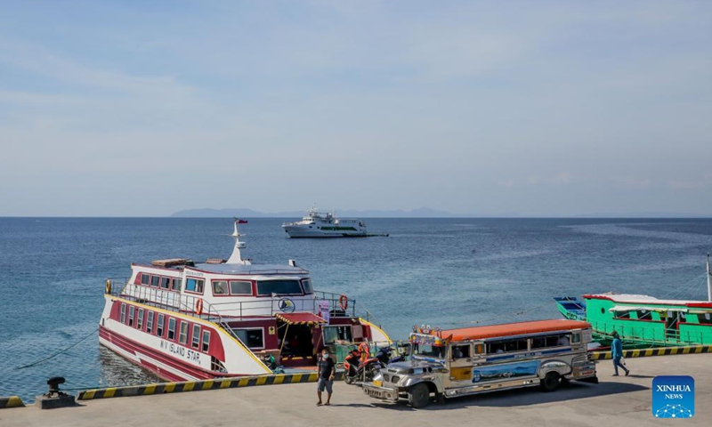 Ships are seen at a port in Batangas Province, the Philippines on Nov 18, 2021.Photo:Xinhua