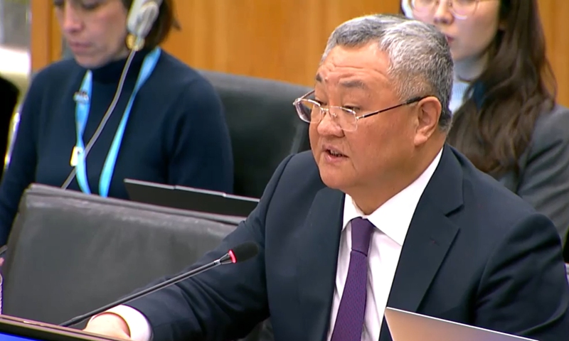 No matter what pretext Japan uses to exercise 'collective self-defense' to intervene in Taiwan question, China will resolutely respond: Chinese envoy to UN