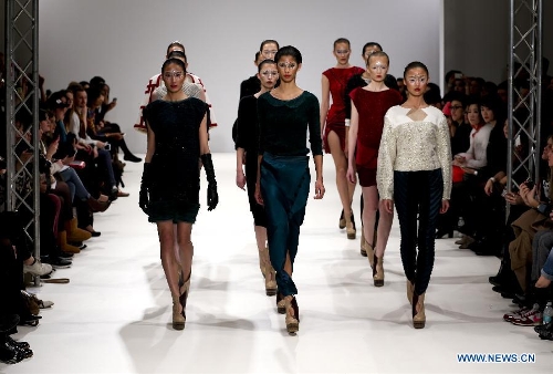 Wang Luodan presents Chinese designer's creation at London Fashion Week ...
