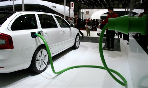 New energy vehicles help improve transport efficiency and control carbon emissions. Photo: CFP