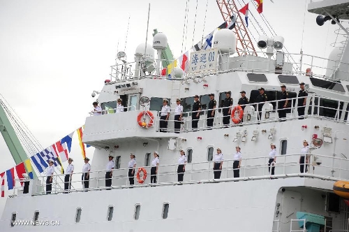 China's largest search-and-rescue vessel visits Indonesia - Global Times