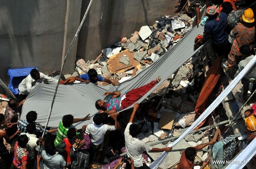 Savar Building Bangladesh building collapse kills at least 70 - Global Times
