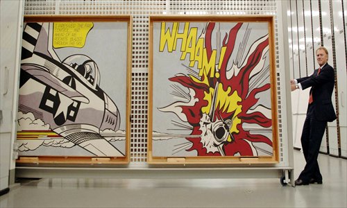Pop art pioneer Lichtenstein in Tate Modern retrospective - Global Times