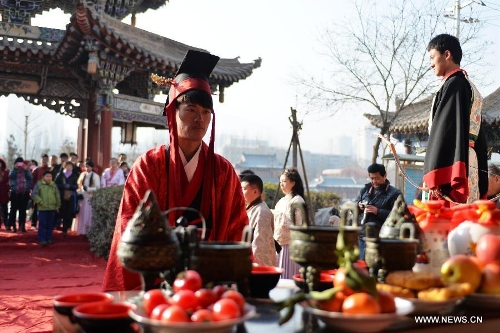 Sacrificial rite held to mark winter solstice day - Global Times