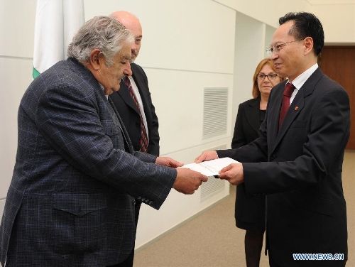 Chinese Ambassador delivers credentials to Uruguayan President - Global ...