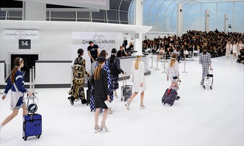 Fashion takes to the skies with Chanel - Global Times