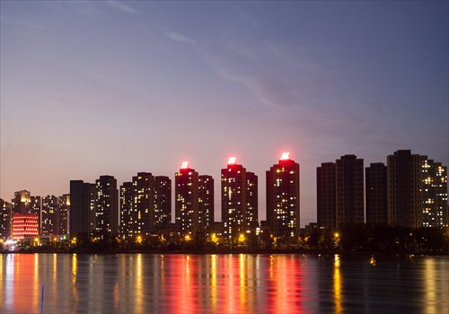 Vanke buildings in Jilin, Northeast China's Jilin Province, in June. Photo: CFP