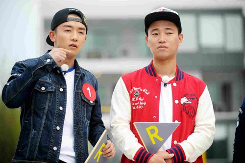 Chinese actor Zheng Kai (left) and South Korean singer Gary star in the fourth season of the Chinese version of South Korean show Running Man.Photo: CFP
