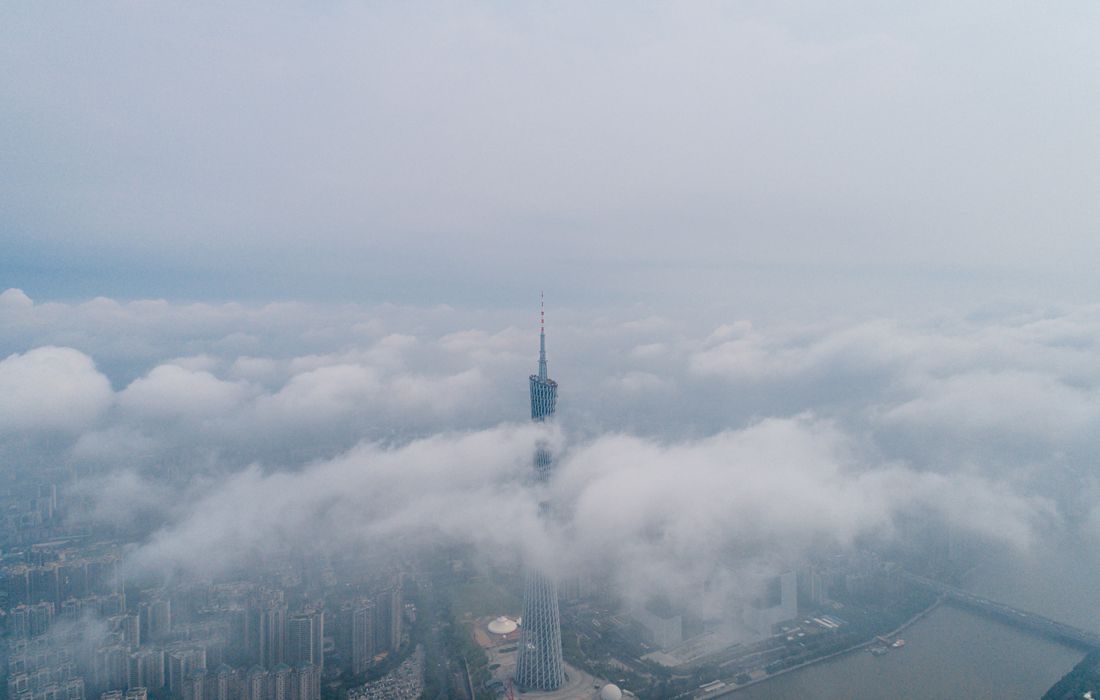 Scraping the sky Canton Tower touches the clouds in China’s Guangzhou Global Times
